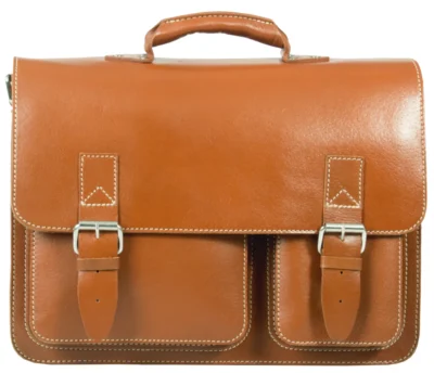 LEATHER SATCHEL BRIEFCASE